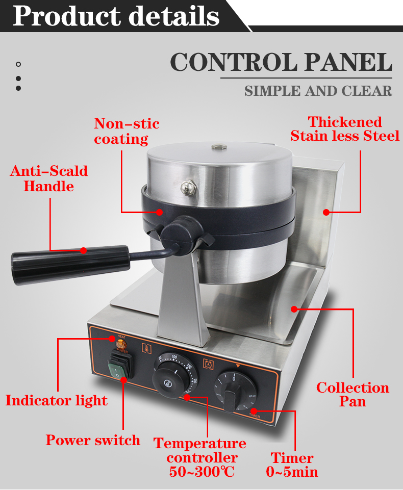 Restaurant Stainless Steel Panini Press for Perfectly Grilled Sandwiches and Burgers