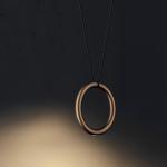 Italian Designer Metal Circular Ring Lamp Restaurant Bar Studio Creative Ring