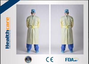 China Hygiene Disposable Protective Gowns Doctor Suit Blue / White / Yellow / Green Colour wholesale
