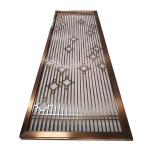 Elegant separation stainless steel room divider wall panels