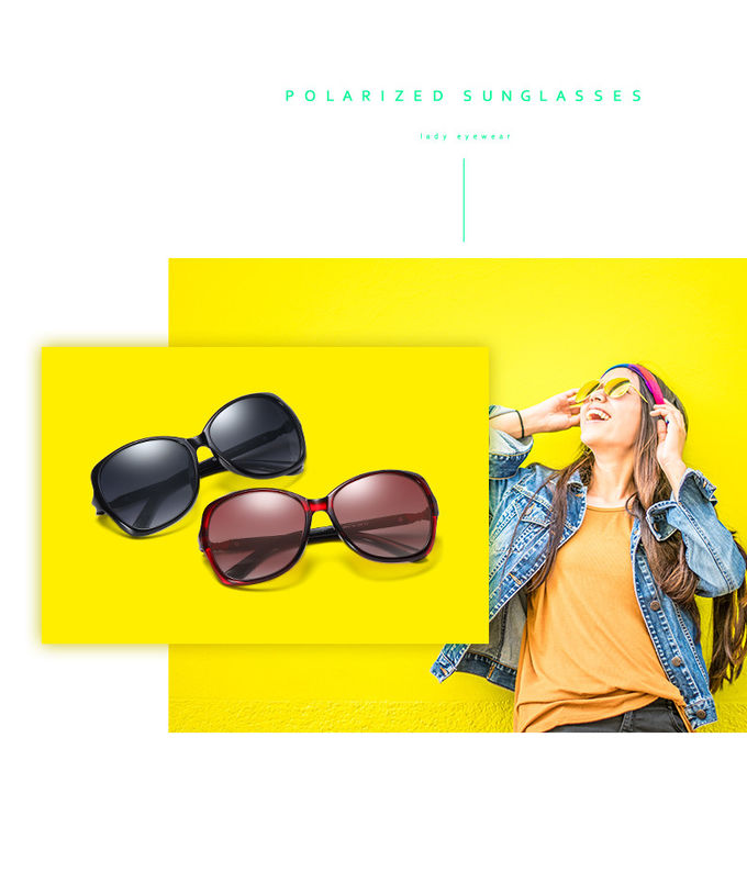 Female Clout UV400 Big Frame Glasses 2021 Stylish Polarized Sunglasses Brand Your Logo
