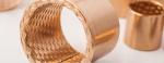 Wrapped Bronze Bushing, Flanged Size lubrication pockets