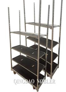China Flower Cart French Flower Cart Hot Galvanized Plywood 22*54*74.8 Inch wholesale