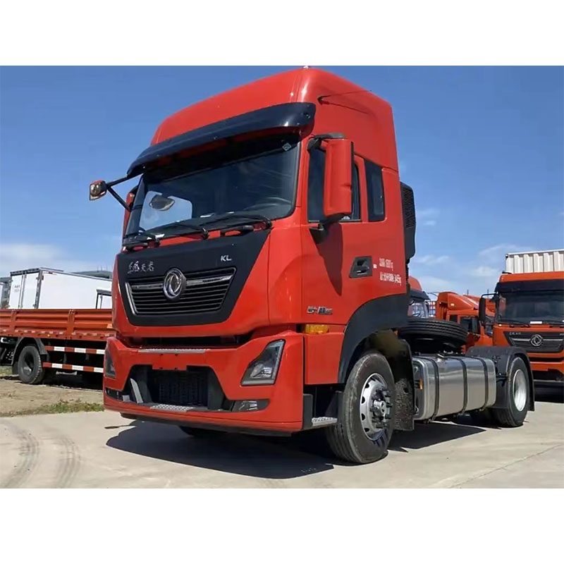 10 Wheelers 371HP 6x4 Prime Mover Lift Hand Drive Dongfeng Used Trailer Tractor Truck Head Trucks For Sale