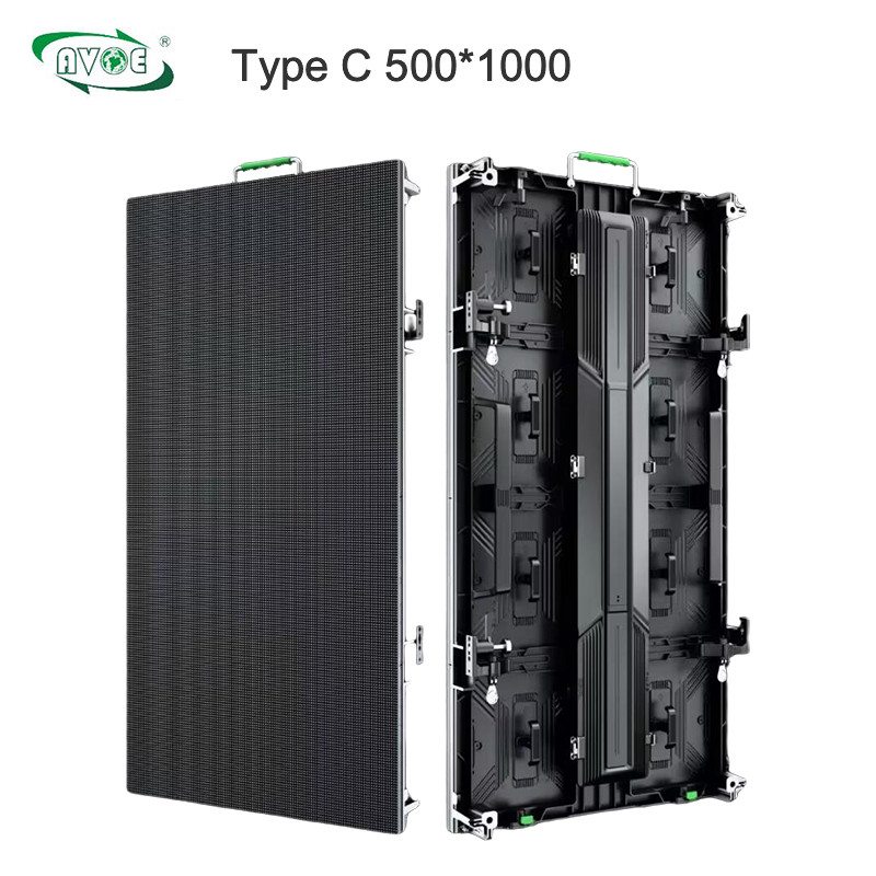 P2.976 Indoor Rental LED Display Screen 4K 3840Hz 500x500mm/500x1000mm cabinet corner protectors