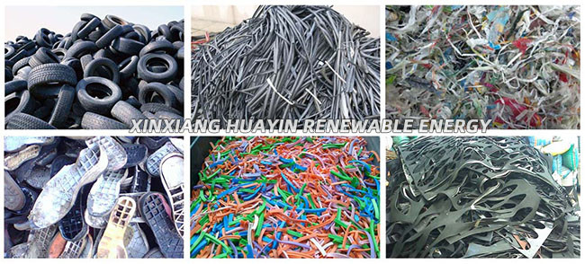 Scrap Rubber Pyrolysis Machine Waste Tire 20t Feasbility Huayin