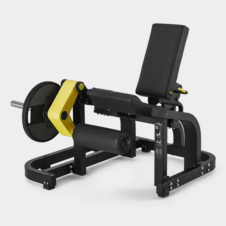 Gym Equipment Weight Adjustable Glute Shins Seated Workout Plate Loaded Leg Extension
