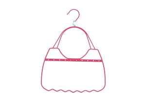 China Home Organizer Bag Shape Hanger Scarf Metal Hanger wholesale