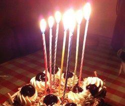 China Spiral Core Tall Skinny Cake Candles For Wedding / Festival / Anniversary Decor wholesale