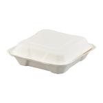 EN13432 90mm Height 1000ml Microwavable Container For Take Away