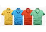 Embroidery Cotton Polo Shirts Eco - Friendly Yarn Dyeing In A Variety Of Colors
