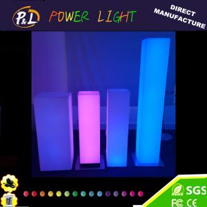 China Garden Plastic Furniture LED Light up Pillar Lamp wholesale