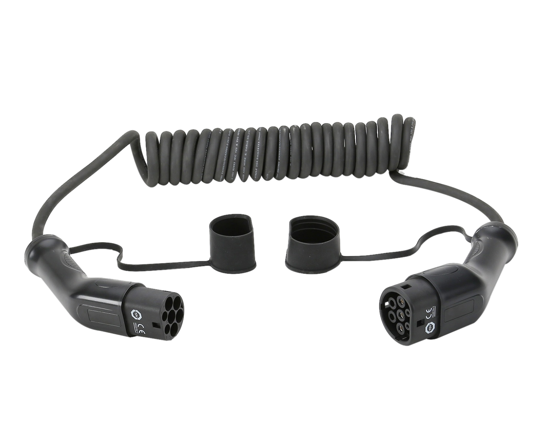 IEC 62196 Three Phase EV Charging Cable 16A 32A Type 2 To Type 2 EV Cable