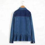 Fashion Spring Casual Girls Denim Clothes Damaged Denim Jacket OEM Service