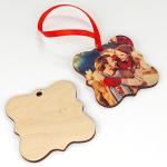 Sublimation Plywood Hanging Ornament Customized Printing Blank Sublimation