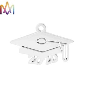 China 20pcs 17x24mm School Graduation Gift Trencher Cap Charms wholesale