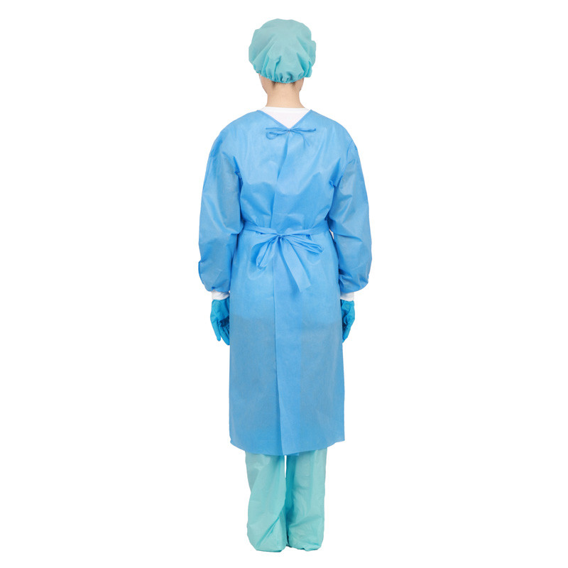 S-5XL Plus Size Disposable Isolation Gowns In Stock EN14126 standard