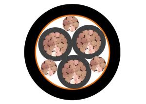 China VFD Special Cables Low Voltage Copper Tape Shielded XLPE / PVC Power Cable wholesale