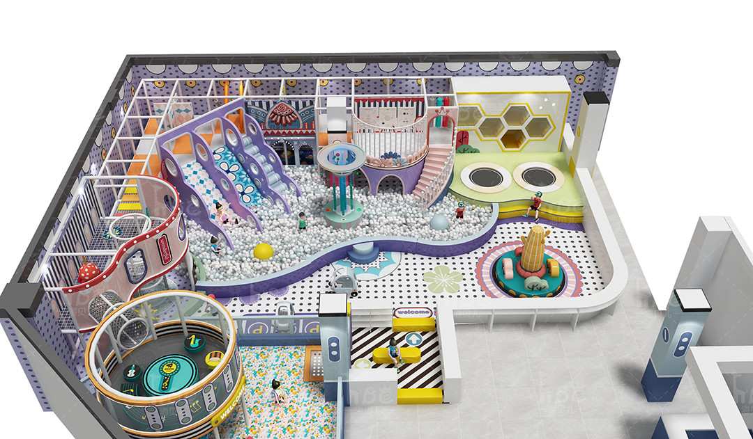 Indoor Playground With Balls , Inside Play Zone Equipment