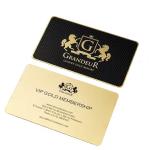Rose Gold Engraved Custom Metal NFC Business Cards Contactless Waterproof
