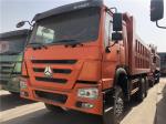 Low Price Widely Used HOWO 375HP 50ton Truck Dimensions 12 Tyres Tipper Truck