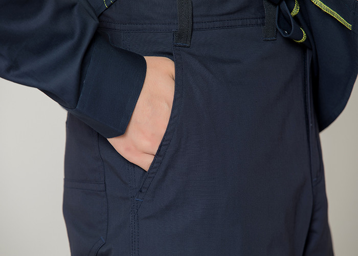 Double Stitching Safety Work Clothes High Visable Orange Jacket Bib Pants Suit