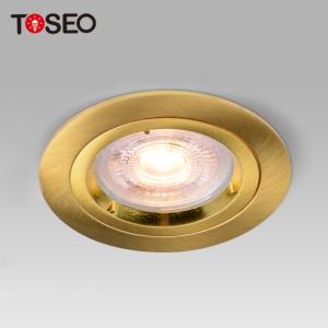 China Golden Fixed Recessed Downlights 70mm Cut Out 2 Year Warranty wholesale