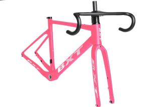 China Full Carbon Gravel Bike Frame Set 700C Hidden Cable Routing wholesale