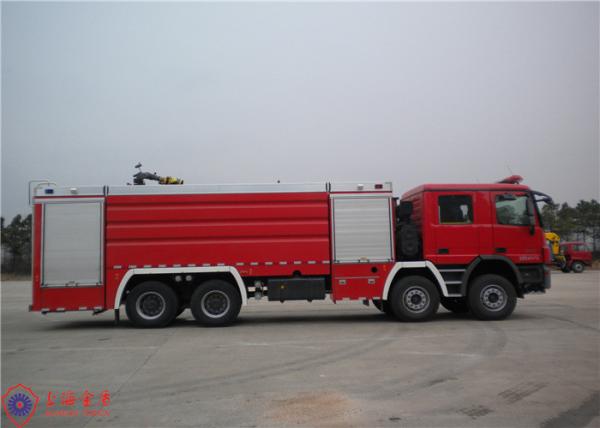 Quality Heavy Duty Huge Capacity 8x4 Drive Six Seats Fire Fighting Truck Firefighter Truck for sale