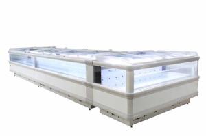 China Remote Compressor Commercial Refrigeration Equipment Combination Chest Freezer For Supermarket wholesale