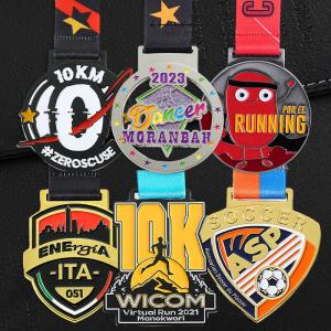 China 3D Custom Medals Metal Sports Medal 5-30cm with Lanyard Ribbon wholesale