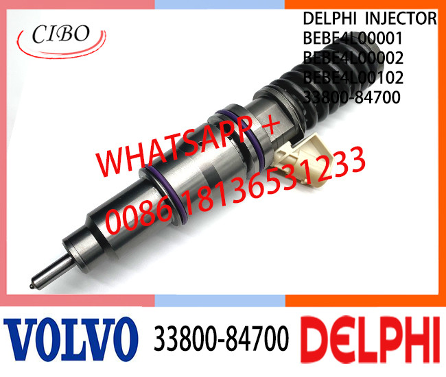 Fuel engine Diesel Injector 33800-84700 BEBE4L00001 BEBE4L00002 BEBE4L00102 E3.5 for HYUNDAI L ENGINE WITH EGR