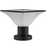 Aluminum Outdoor Column Lamp Gate Villa Garden Fence Cap Light Solar Powered