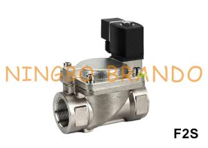 China 1.6 MPa Stainless Steel 316 Solenoid Valve For Air Water Gas 220V 110V 24V 3/8'' to 2'' wholesale