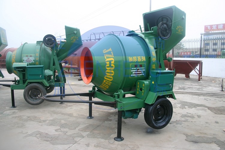 1 Bag Mini Mixture Machine, Drive Train 110 Volt JZC300 Cement Mixer Machine