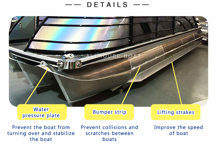Custom Pontoon Logs Aluminum Pontoon Tubes , Aluminum Tubing For Pontoon Boats