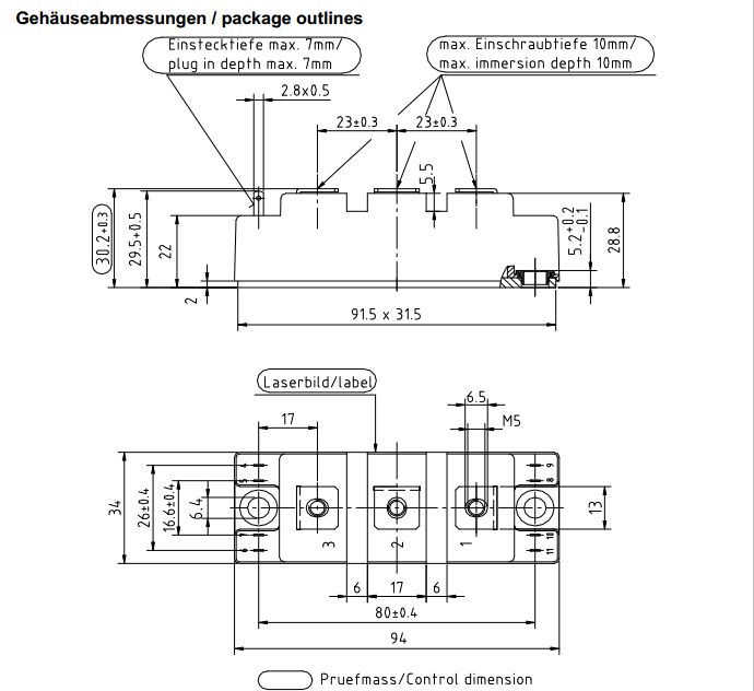 Dual IGBT Modules Infineon Technologies Use Standard Housing High Reliability
