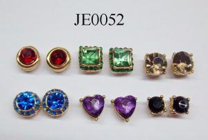 China stone stud earring set wholesale