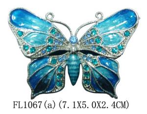 China New Products Metal Butterfly Custom Jewelry Box wholesale