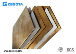 China High Magnetic Conductivity 580MPa Copper Clad Steel Plate wholesale