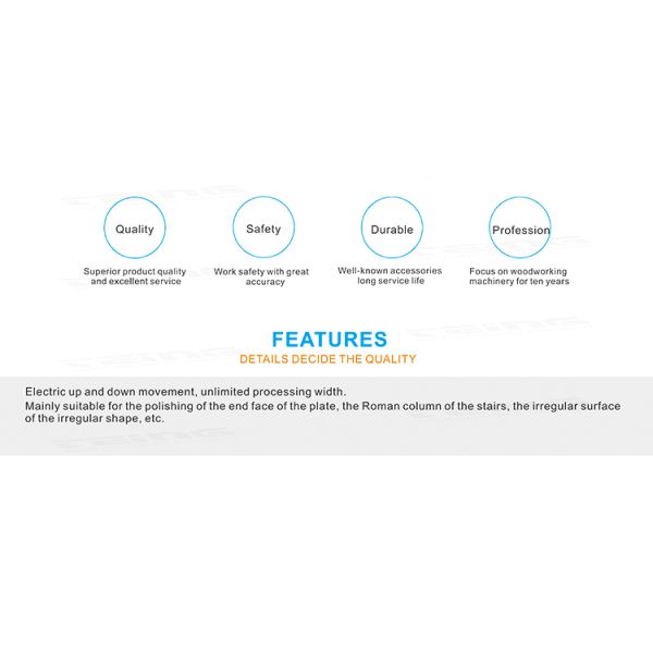 Manufacturing Plant MDF Wood Angle Acrylic Double Side Edge Brush Sanding Polishing Machine
