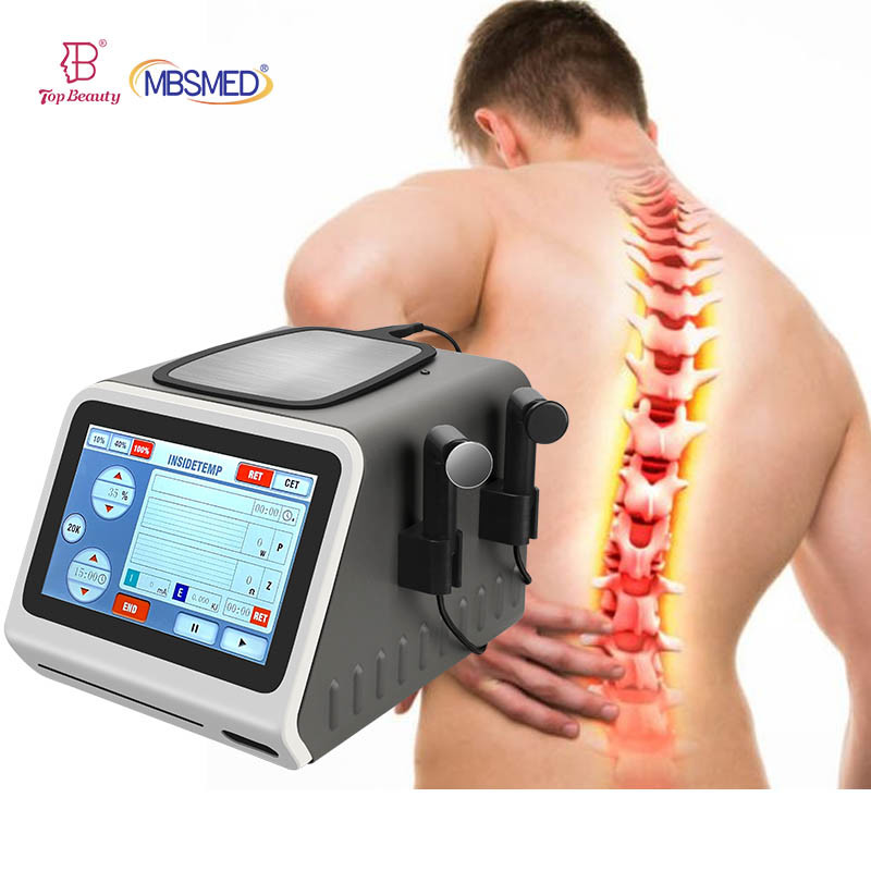 Portable Indiba Cet Ret Tecar Physiotherapy Relief Pain 3 In 1 Tecar Rf 448khz Tecar Therapy Machines