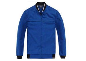 China Blue Polyester Work Coats Jackets , Outdoor Bomber Jackets For Men wholesale