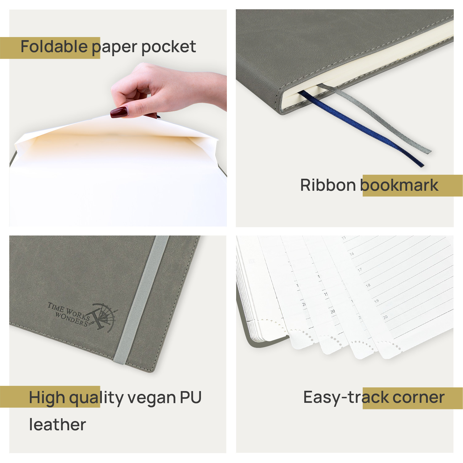 80GSM Eco Friendly Academic Diary 2023 2024 Weekly Spread On 2 Pages
