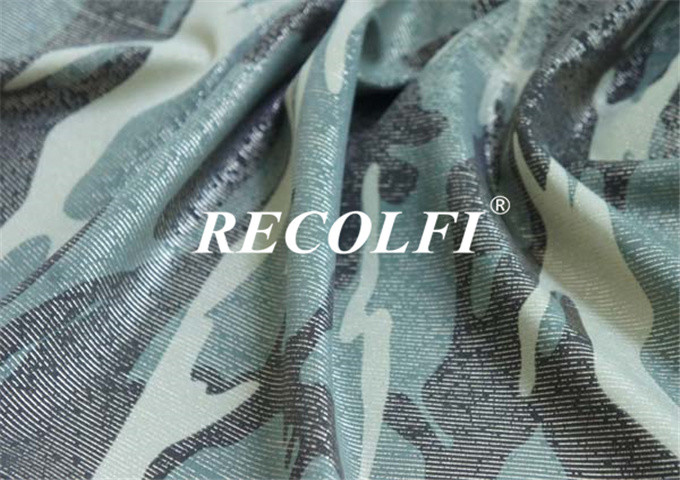 High Resiliency Camouflage Printing Fabric Made From Recycled Plastic
