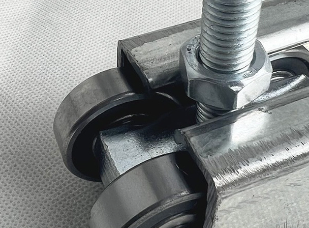 Interior Temporary Folding Door with Gate Wheel and Industrial Fold Door Slide Track