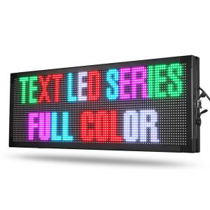 China DIP546 Window Outdoor Digital LED Signs 15*52 Inch Waterproof Full Color wholesale