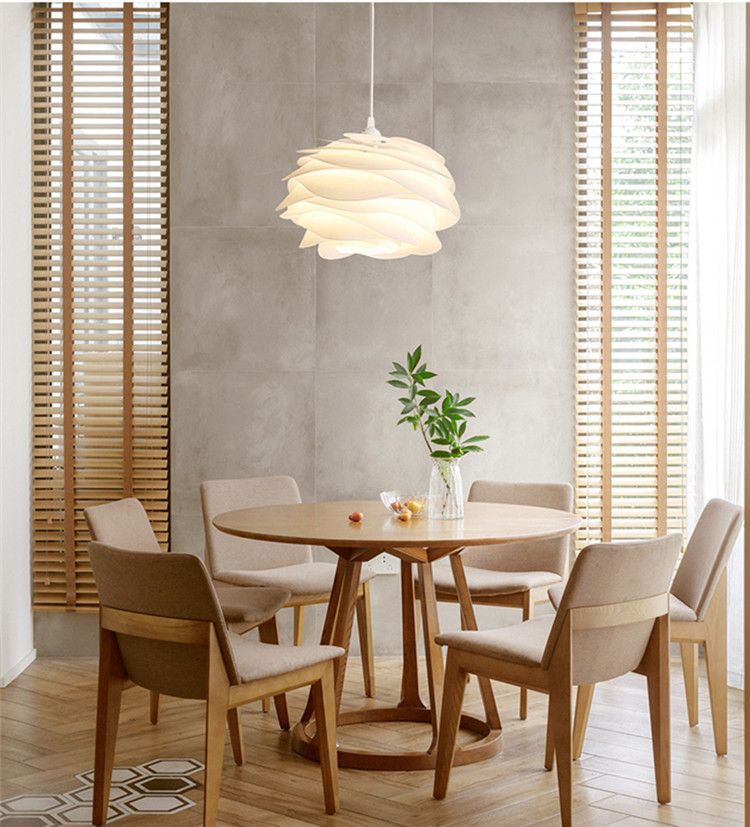 Danish Designer White Rose Chandelier For Bedroom Living Room Hudgins Designer Pendant Lamp(WH-MI-347)