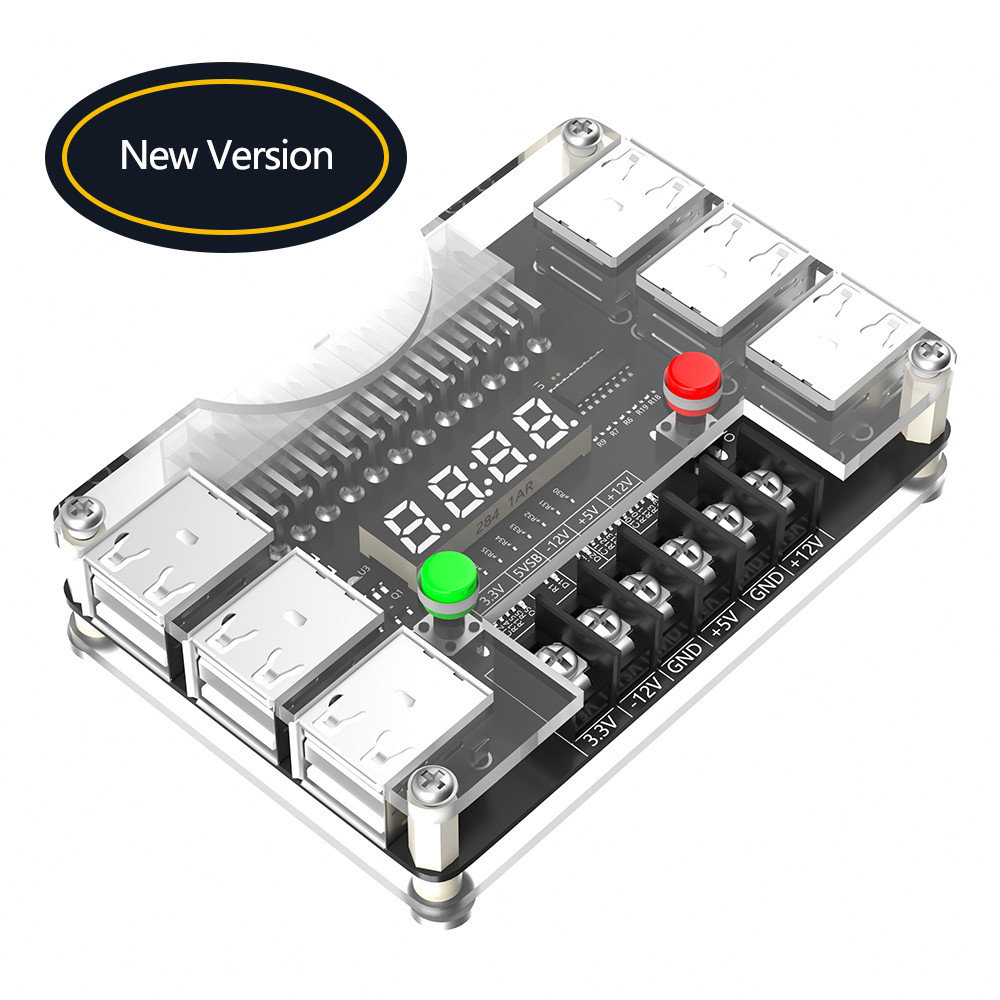 12 Port USB ATX Power Supply Breakout Adapter Board 12V ODM