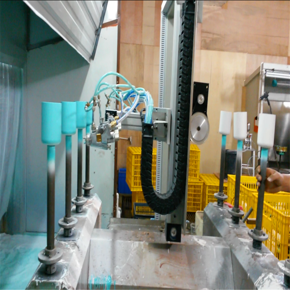 Multi Axis 3KW Auto Spray Paint Machine Single Phase For Wine Bottle